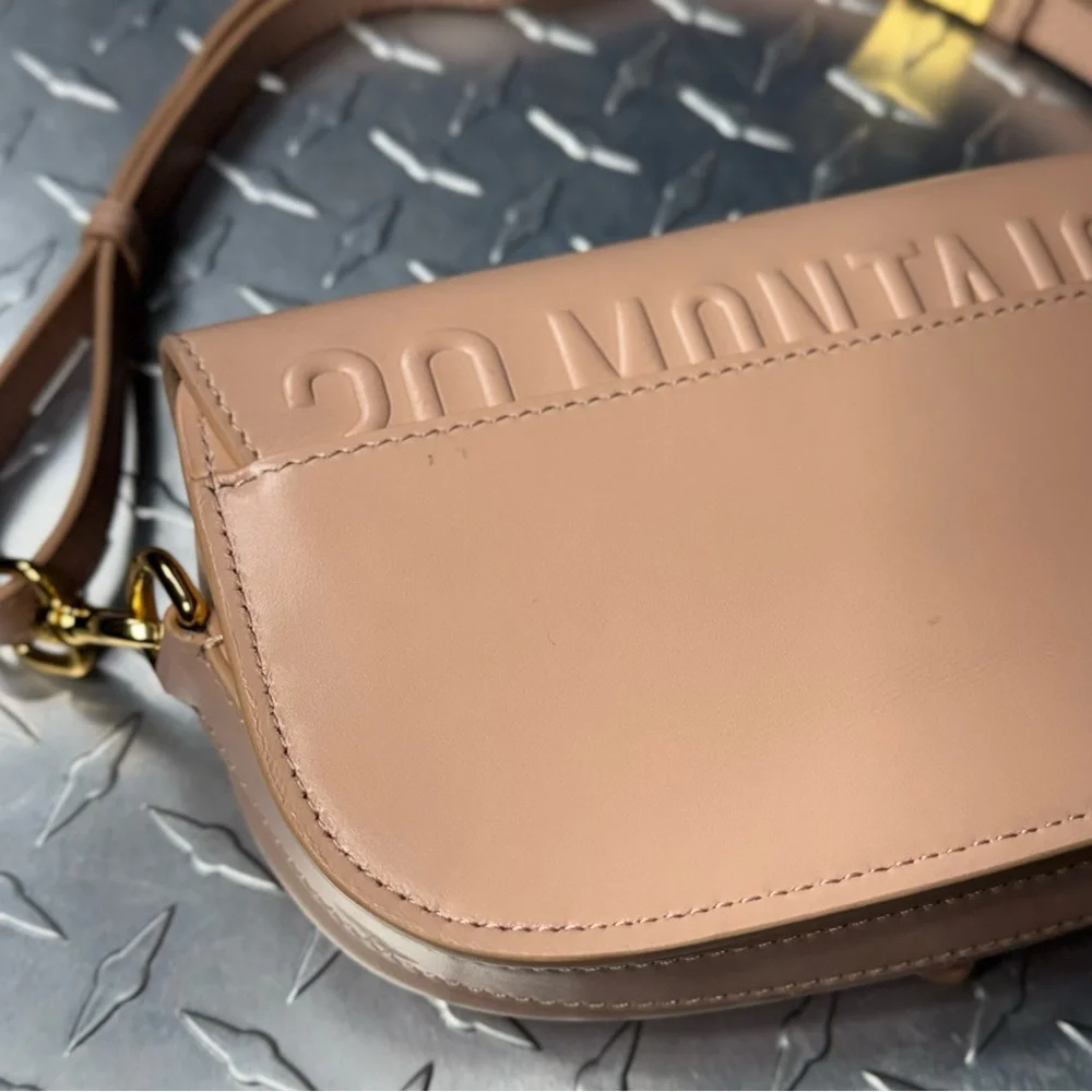 Dior Leather Bobby East West Flap Bag in Rose Peach - Picture 6 of 10